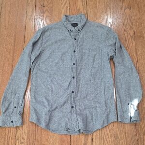 14th & Union Men's Casual Gray Button-Down Shirt